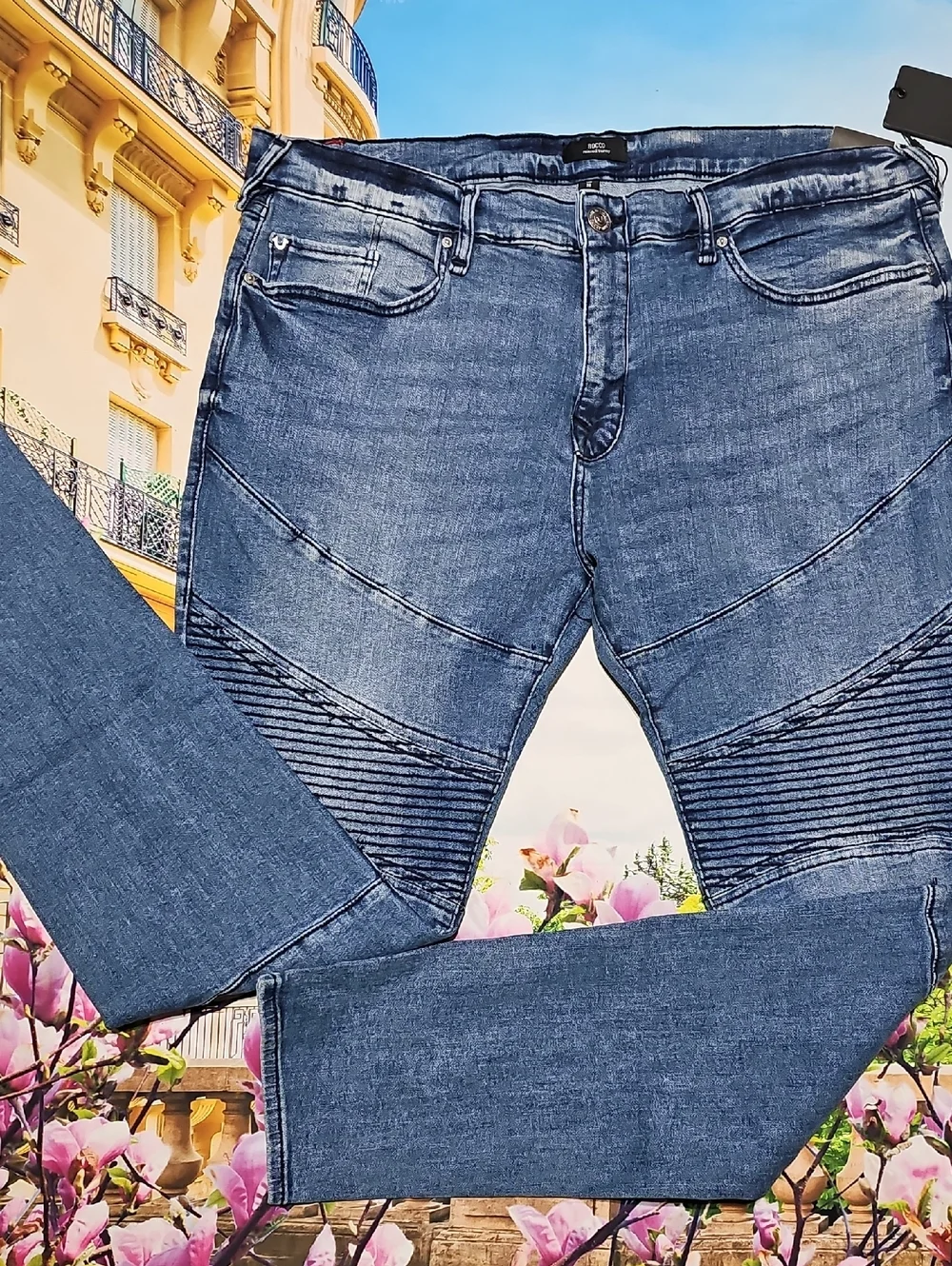 True Religion Rocco Relaxed Skinny Jeans Size 38x33 New